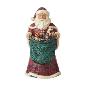 Jim Shore, Victorian Snowman with Toy Bag, 6006595, Heartwood Creek