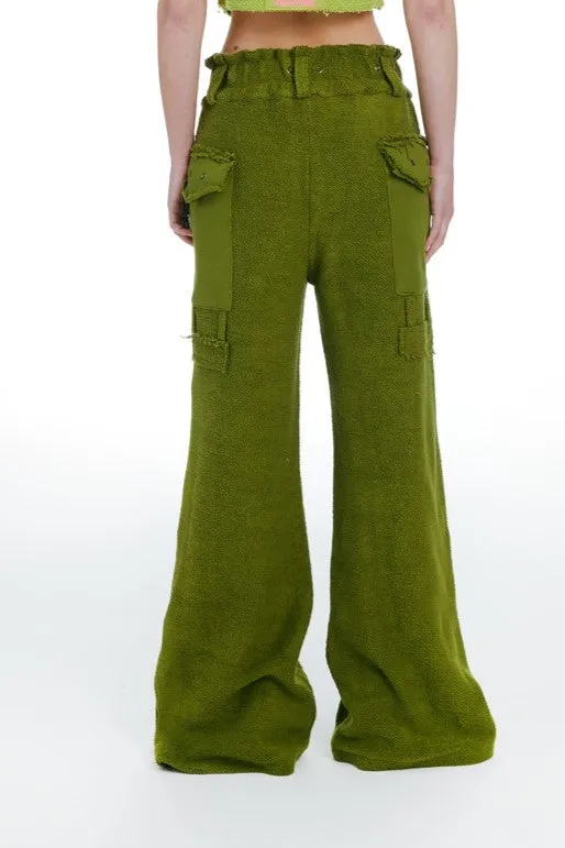Joggers With Logo Green