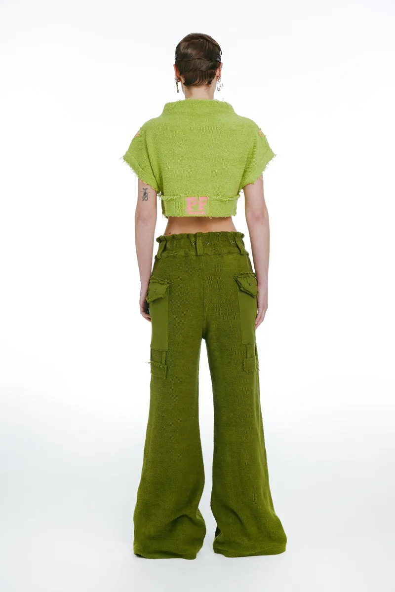 Joggers With Logo Green