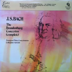 Johann Sebastian Bach With Franzjosef Maier - The Brandenburg Concertos (Complete) (2xLP) (NM or M-)