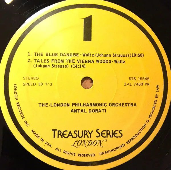 Johann Strauss Jr. - The Great Strauss Waltzes (LP, Album) (VG )
