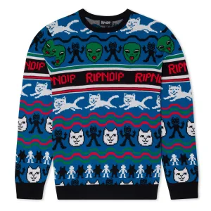 Jolly Holiday Knit Sweater (Multi)