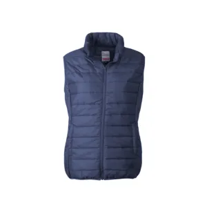 JONSSON WOMAN'S PACKABLE BODY WARMER COLOUR-NAVY SIZE S