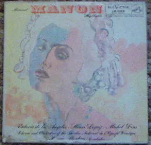 Jules Massenet, Victoria De Los Angeles, Henri Legay, Michel Dens, Liliane Berton, Raymonde Notti-Pagès, Marthe Serres, Orchestre du Théâtre National de l'Opéra - Manon (Highlights) (LP, Mono) (VG )