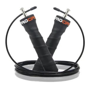   Jump Rope for Strength Training adjustable Cable Wire Speed Skipping Rope Super Quality Black
