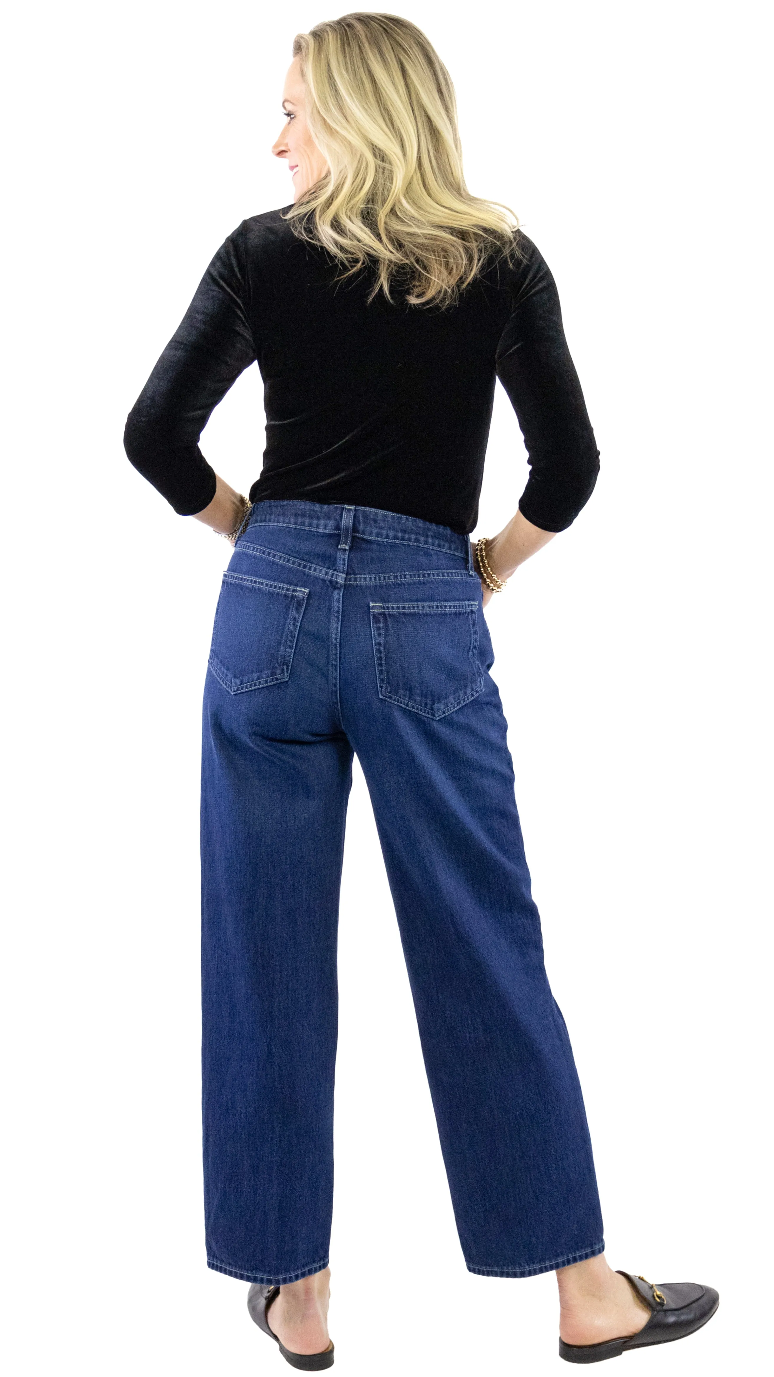 June  Stovepipe Jean - Denim Harlan