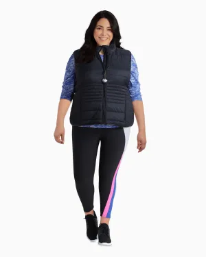 Juniper Packable Puffer Vest | Black