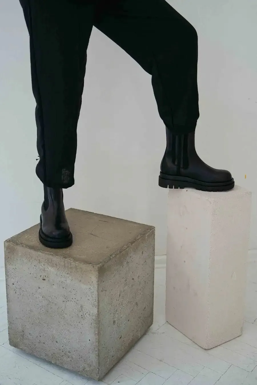 Juodi Chelsea Odiniai Aulinukai - Black Chelsea leather boots