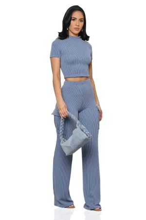 Just Chill Pants Set (Blue)