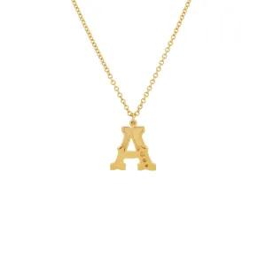 Just My Type Letter A Necklace