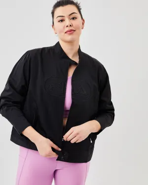 Kaavia Bomber Jacket | Black / White