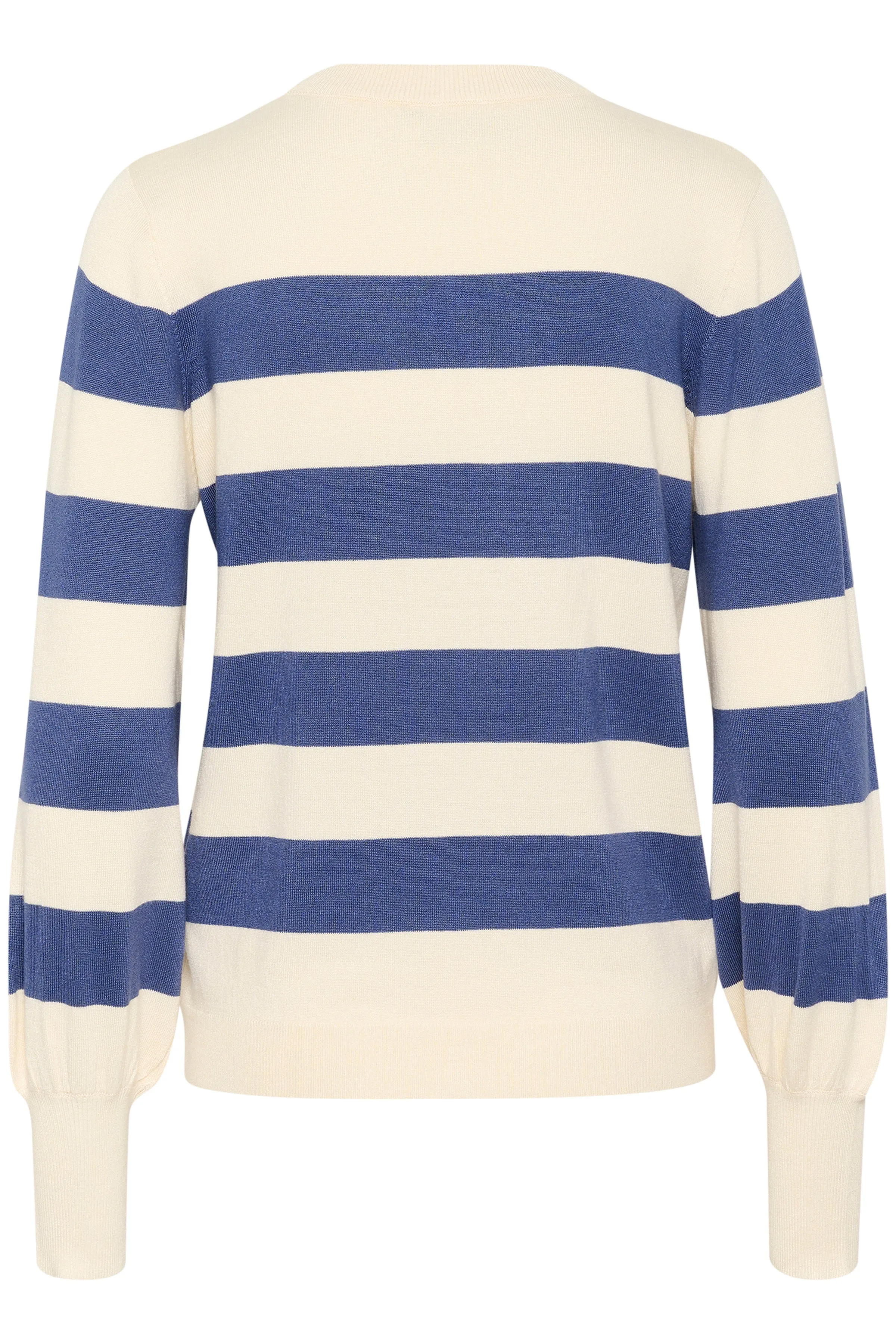 Kaffe KAlizza striped pullover turtledove/blue