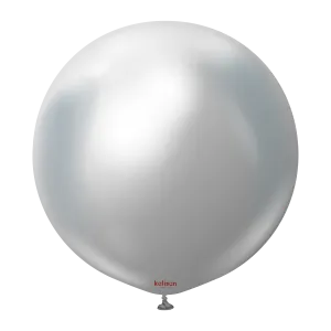 Kalisan Latex Mirror Silver - 18", 25 Pieces