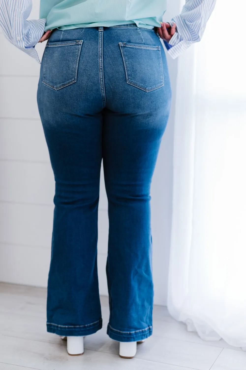 Kancan Denim Skies Flare Jeans