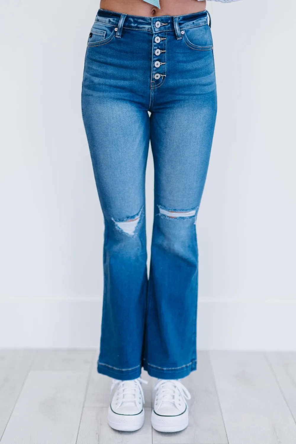 Kancan Denim Skies Flare Jeans