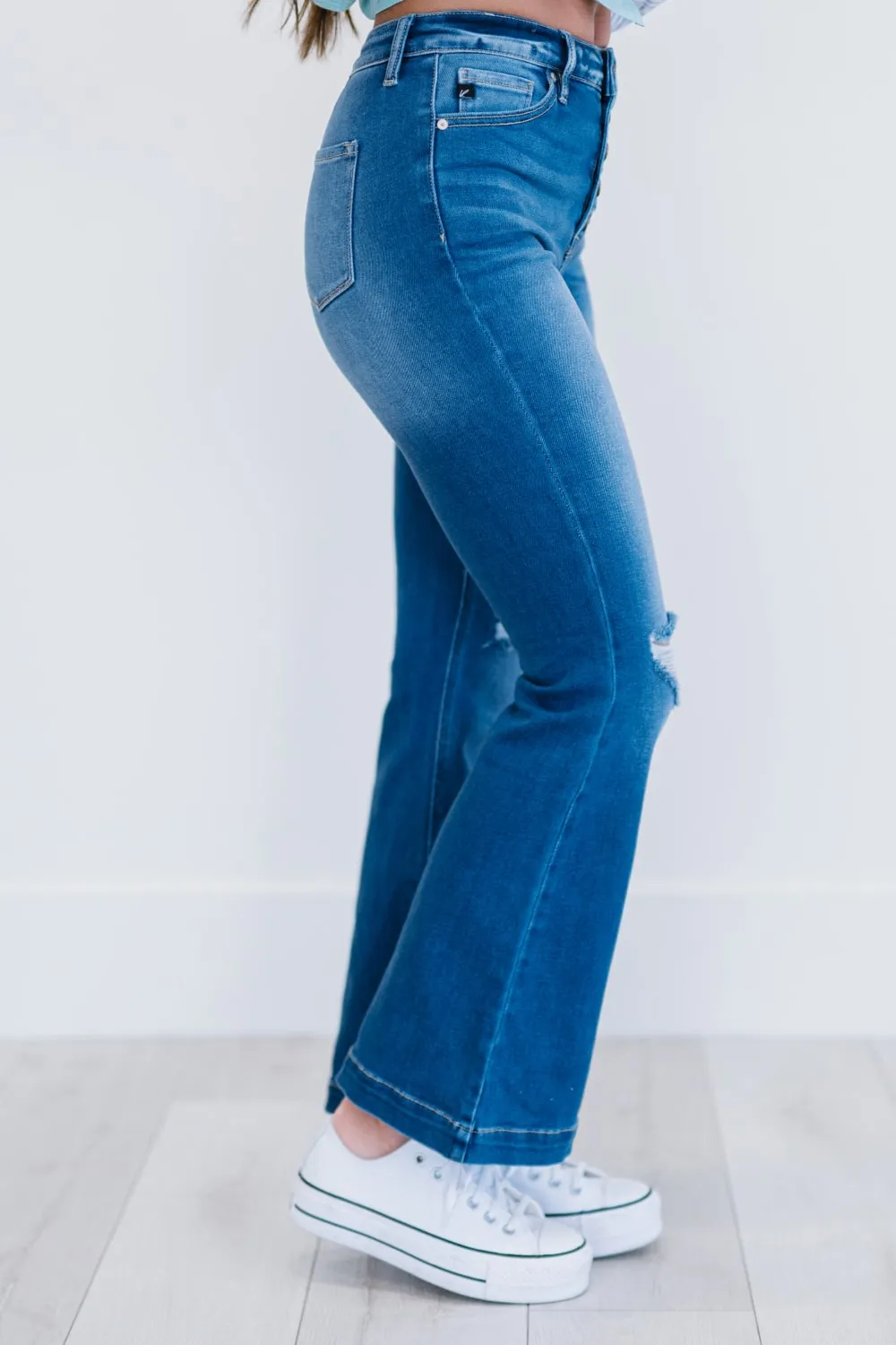 Kancan Denim Skies Flare Jeans