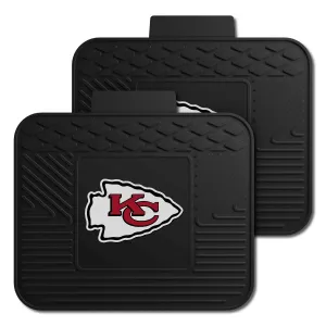 Kansas City Chiefs Back Seat Car Utility Mats - 2 Piece Set