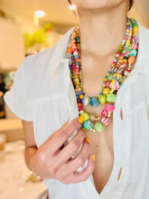 Kantha Beads Aura Necklace