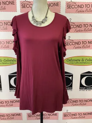 Karl Lagerfeld Cold Shoulder Long Sleeve (Size M)