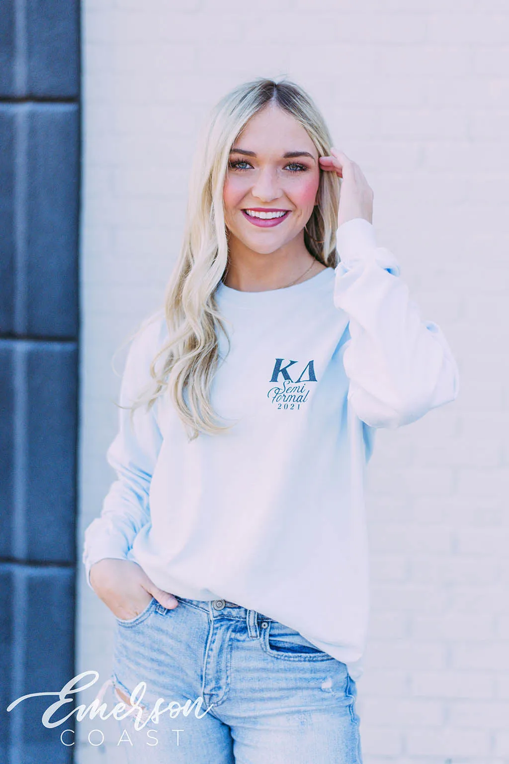 KD Semi Formal Chambray Long Sleeve T-shirt