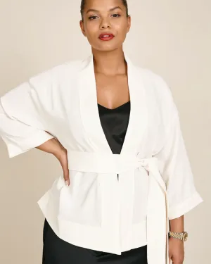 Kellie Soft Jacket | Blanc De Blanc