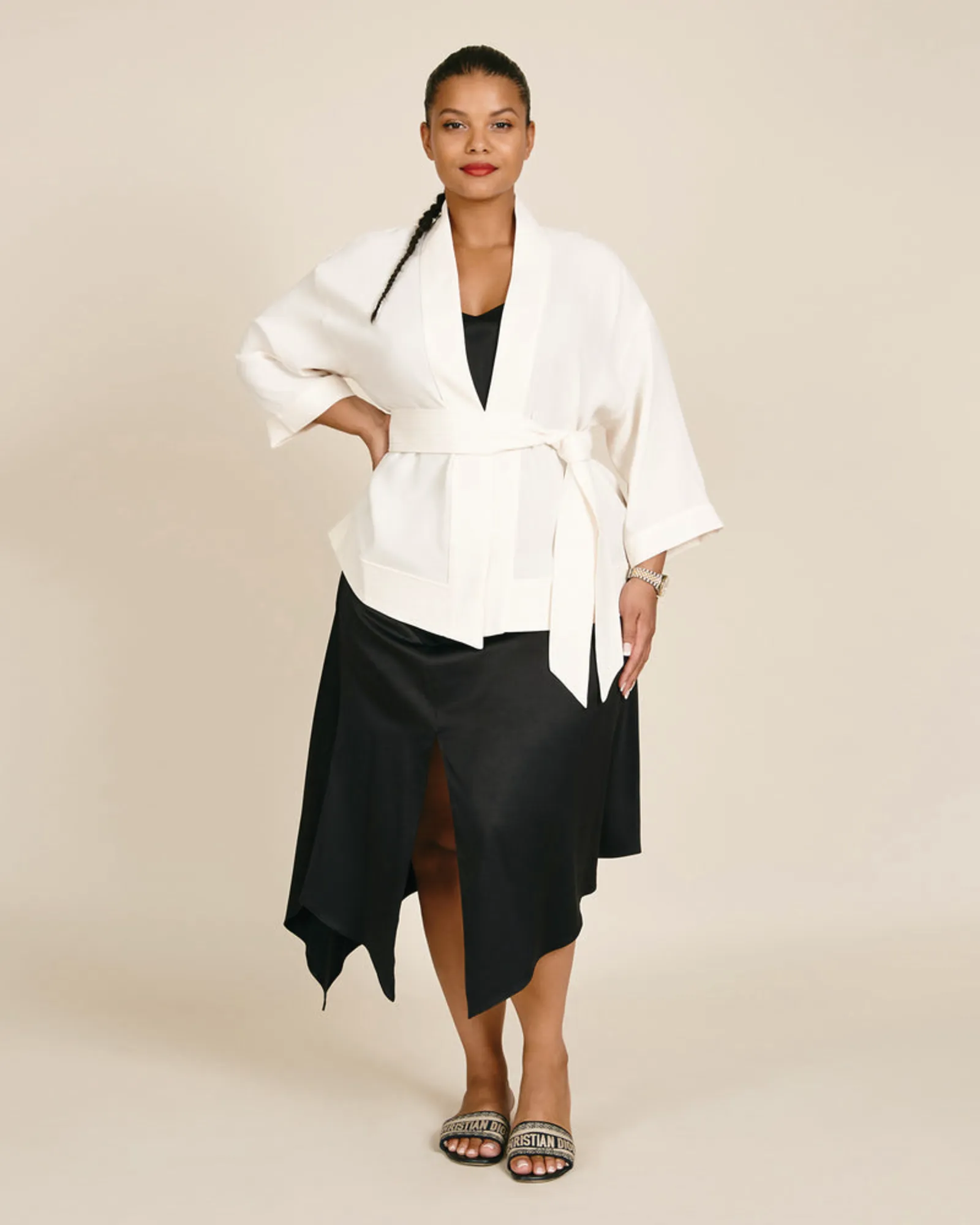 Kellie Soft Jacket | Blanc De Blanc