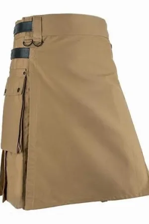 Khaki Utility Kilt