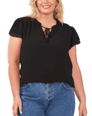 Kiara Smocked Blouse | RICH BLACK