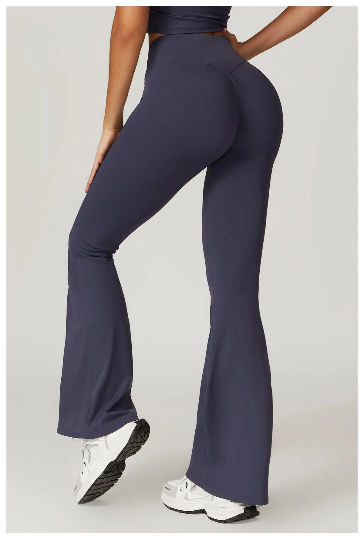 Kibra Eco-Chic Crossover Flare Pants
