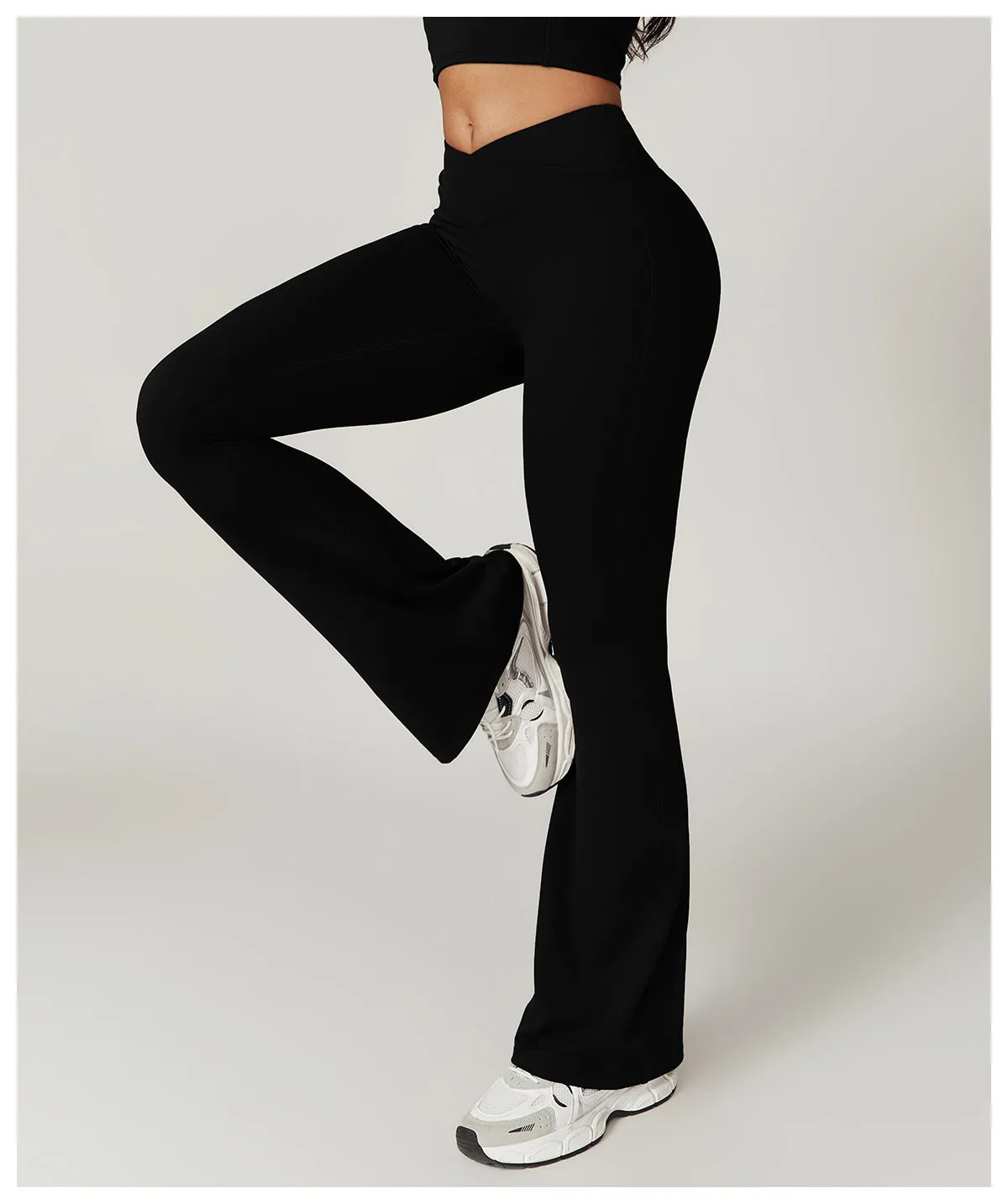 Kibra Eco-Chic Crossover Flare Pants
