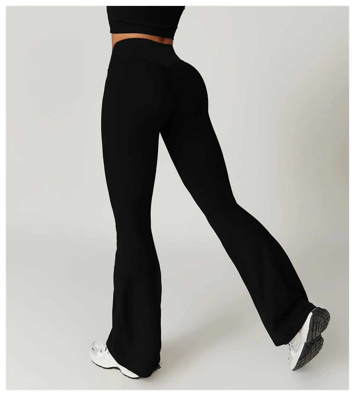 Kibra Eco-Chic Crossover Flare Pants