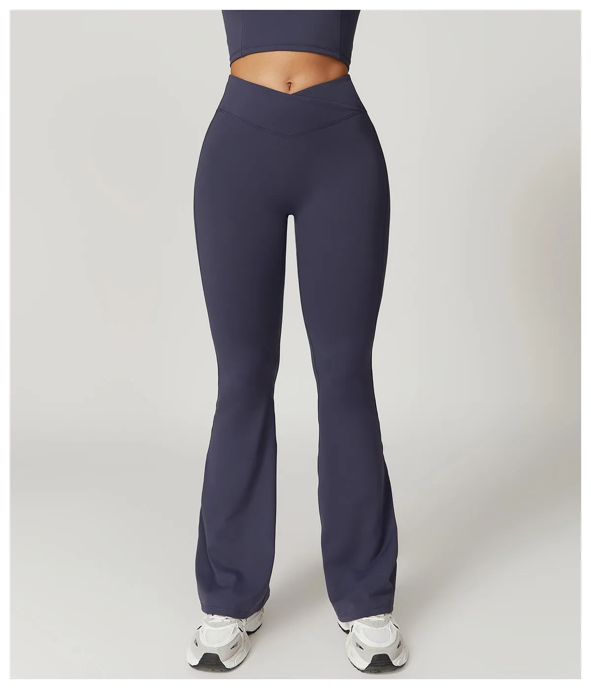 Kibra Eco-Chic Crossover Flare Pants