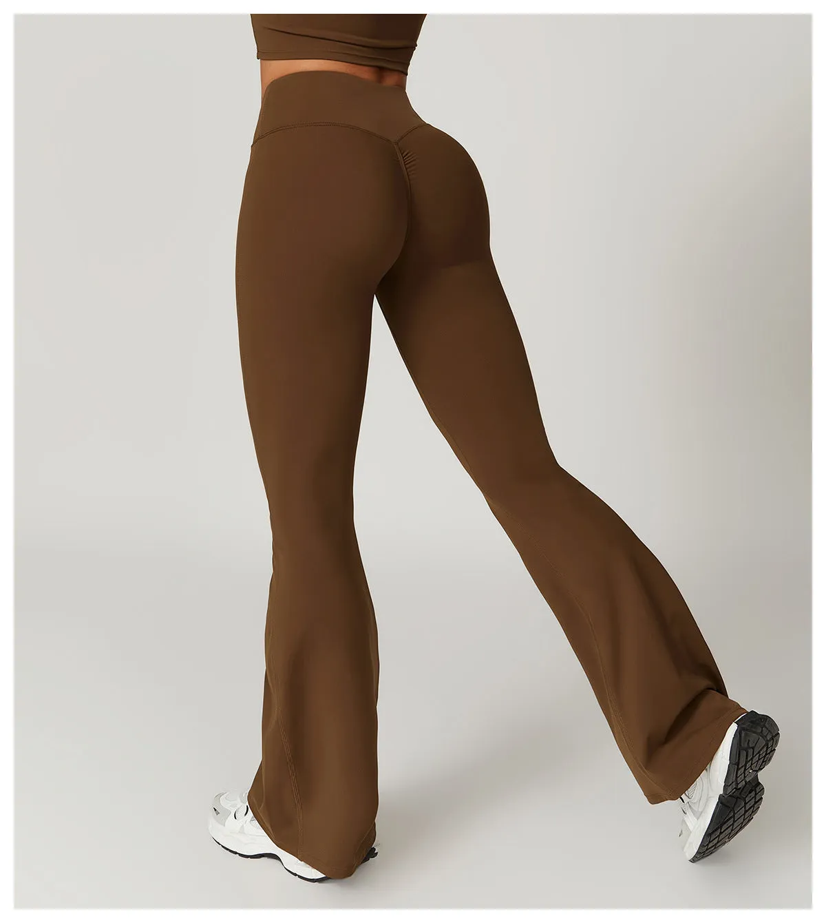 Kibra Eco-Chic Crossover Flare Pants