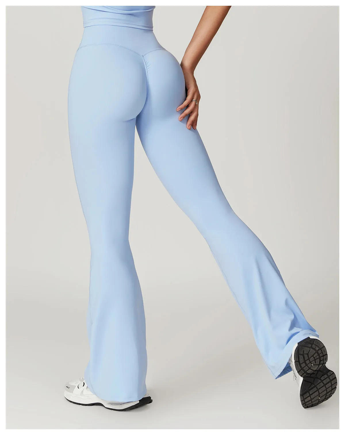 Kibra Eco-Chic Crossover Flare Pants