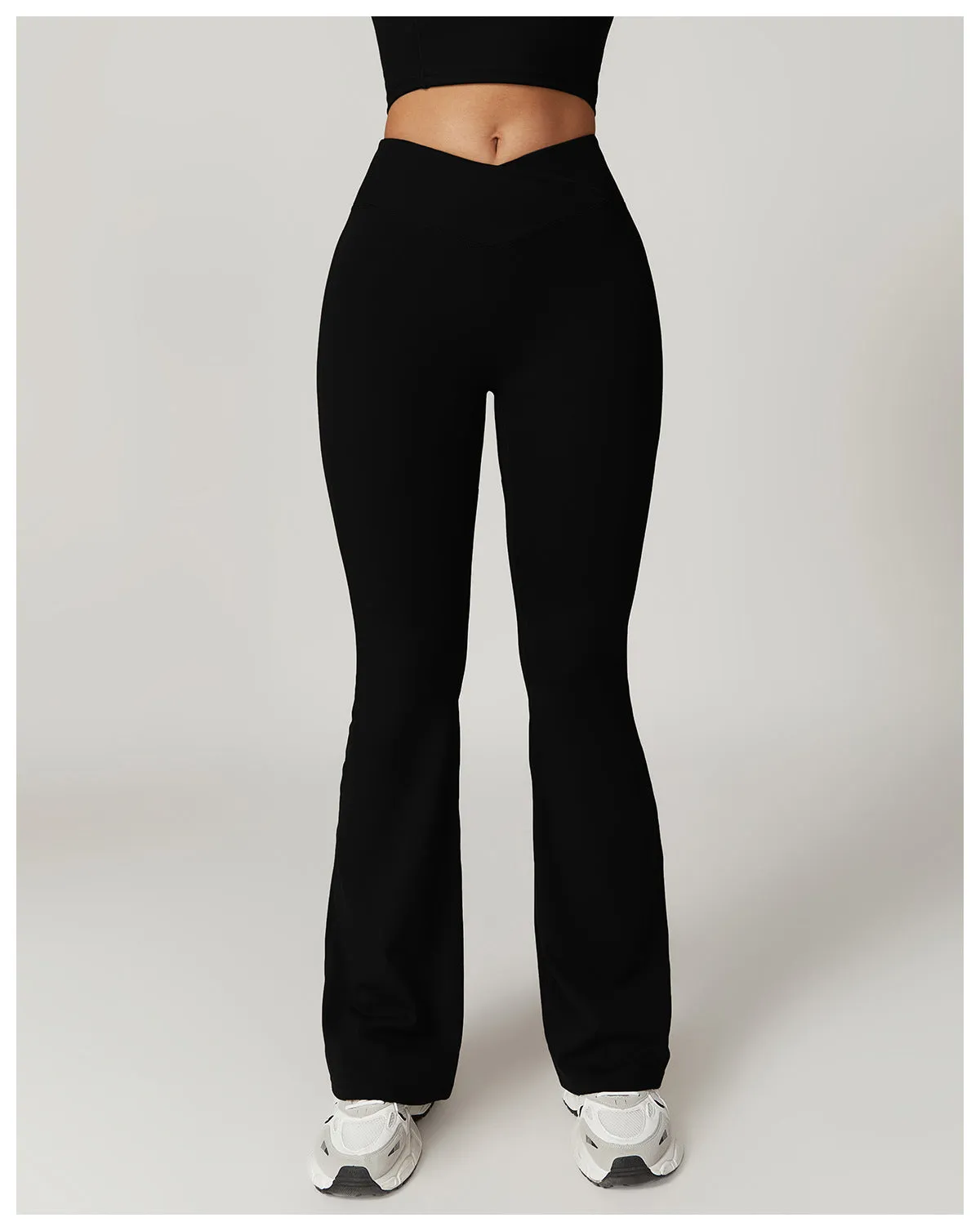 Kibra Eco-Chic Crossover Flare Pants