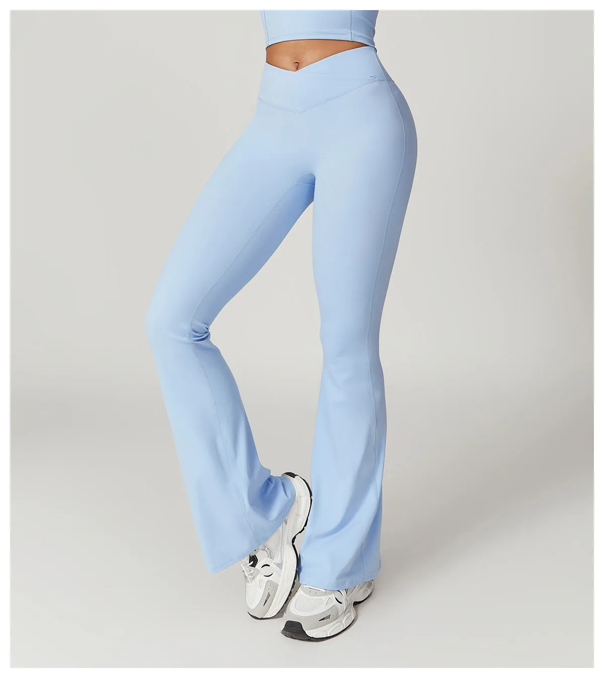 Kibra Eco-Chic Crossover Flare Pants