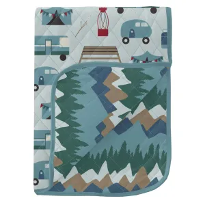 KicKee Pants Quilted Throw Blanket