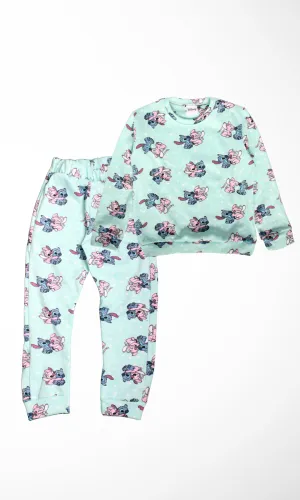 Kids Cotton Padded Pajama (Mint)