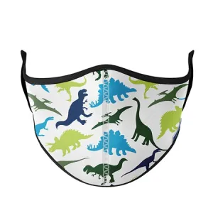 Kids Dinosaur Face Mask by Top Trenz - Small: 3-7 Years