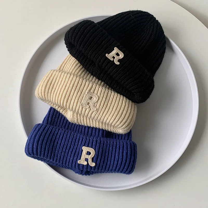 Kids Winter Knit Hat Warm Fleece Lined Hats