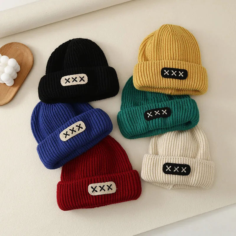 Kids Winter Knit Hat Warm Fleece Lined Hats