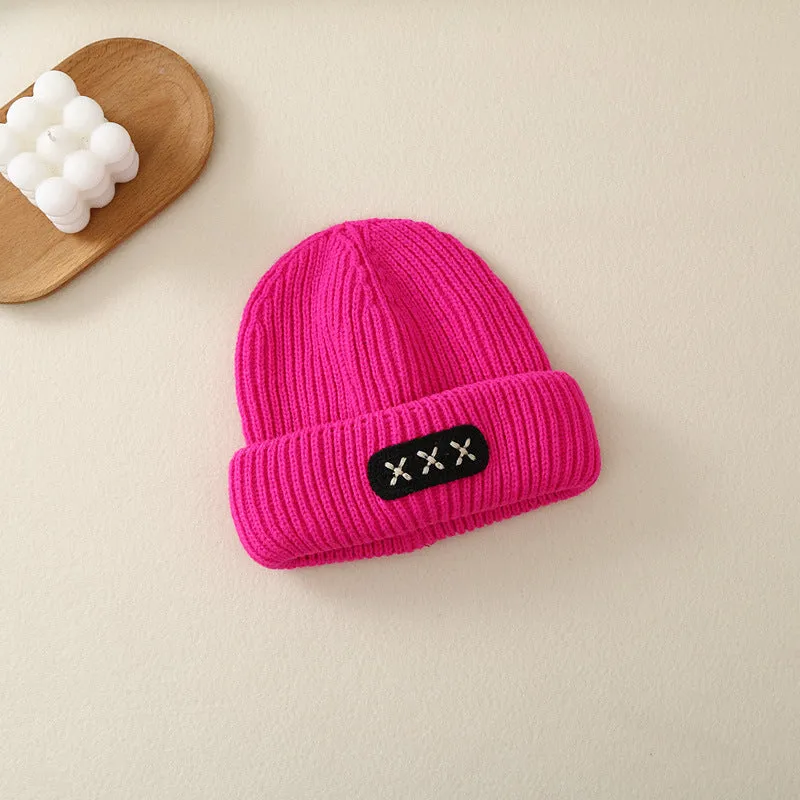 Kids Winter Knit Hat Warm Fleece Lined Hats