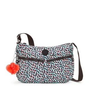 Kipling Izellah Abstract Print Medium Crossbody Bag C2I5034-GN6
