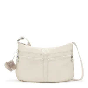 Kipling Izellah Beige Pearl Medium Crossbody Bag C212592-3KA