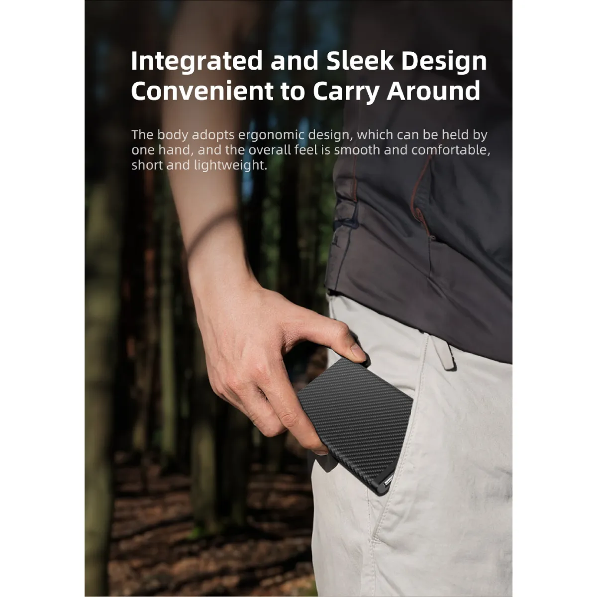 KLARUS K5 CARBON FIBER LIGHTWEIGHT WATERPROOF POWERBANK