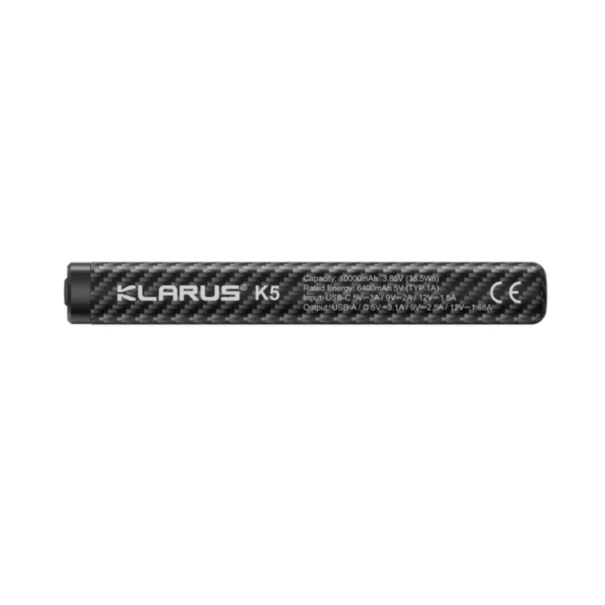 KLARUS K5 CARBON FIBER LIGHTWEIGHT WATERPROOF POWERBANK