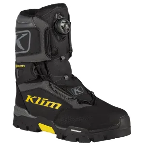 Klim  Klutch GTX BOA Snowmobile Boots Waterproof Insulated Comfortable Black