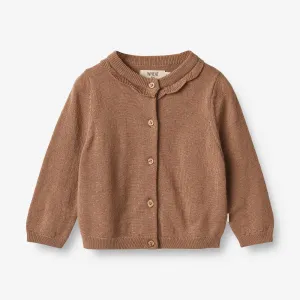 Knit Cardigan Amy | Baby - berry dust