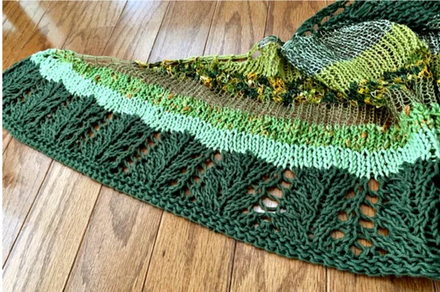 Knit me a garden shawl, pattern