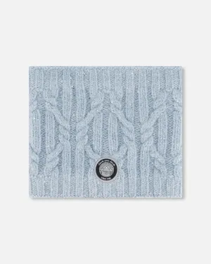 Knit Neckwarmer Air Blue by Deux par Deux